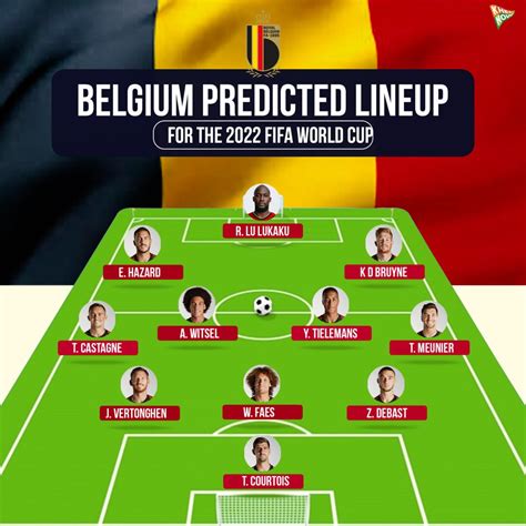 belgium national soccer team starting 11